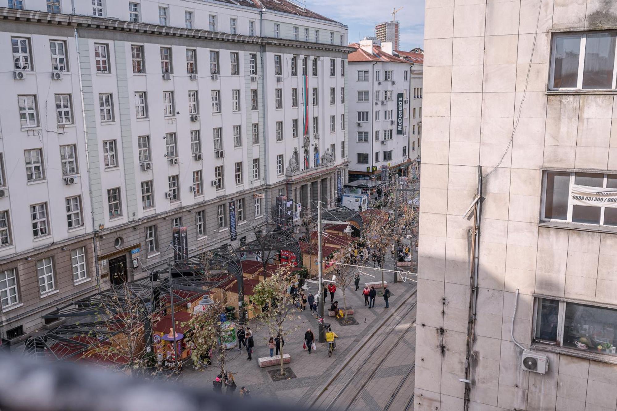 Slaveykov Sqr Urbanlux Topcentre 2Bdr Free Parking Sofia Eksteriør billede